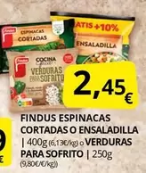 Findus - Espinacas Cortadas O Ensaladilla