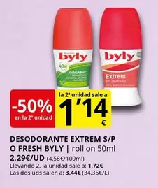 Byly - Desodorante Extrem S/p O Fresh