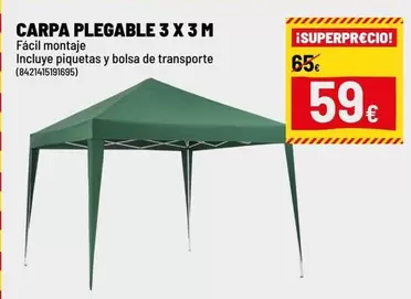 Carpa Plegable 3 X 3 M