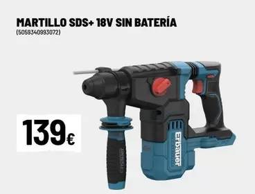 Erbauer - Martillo Sds+18v Sin Batería