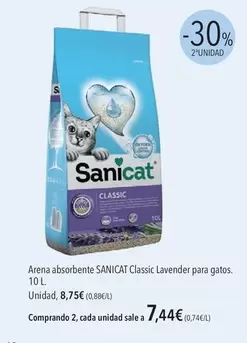 Sanicat - Arena Absorbente Classic Lavender Para Gatos