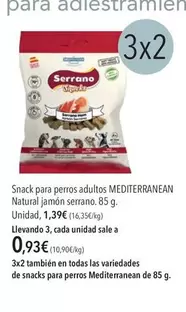 Serrano - Snack Para Perros Adultos Mediterranean