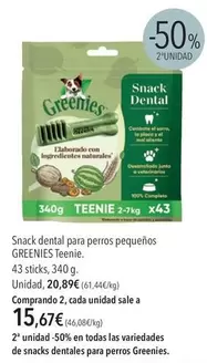 Snack -  Dental Para Perros Pequeños Teenie
