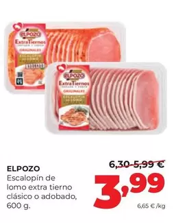 elpozo - Escalopín De Lomo Extra Tierno Clásico O Adobado