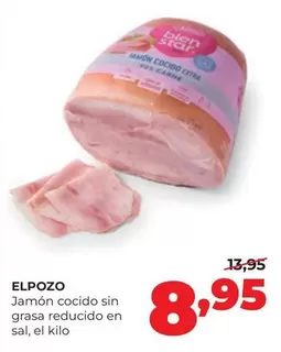 elpozo - Jamon Cocido Sin Grasa Reducido En Sal