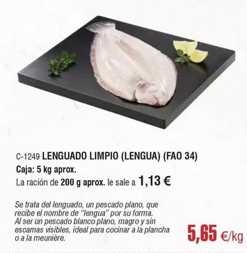 Blanco - Lenguado Limpio