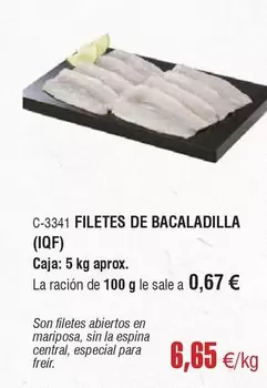Espina - Filetes De Bacaladilla