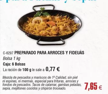 Preparado Para Arroces Y Fideuás