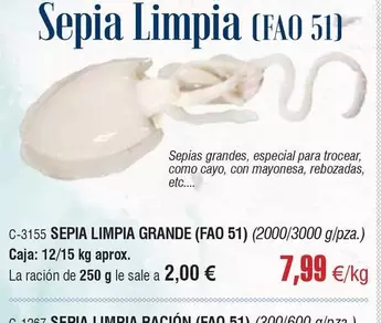 51 - Sepia Limpia Grande