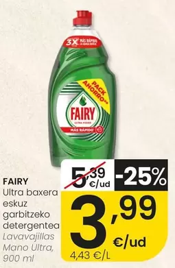Fairy - Lavavajillas Mano Ultra