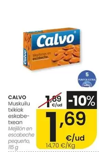 Calvo - Mejillon En Escabeche Pequeno