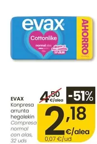 Evax - Compresa Normal Con Alas