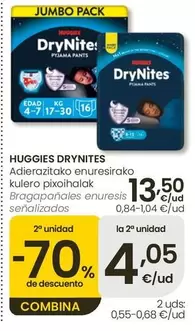 Huggies - Drynites Bragapanales Enuresis