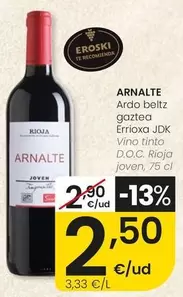 Arnalte - Vino Tinto D.O.C.Rioja Joven