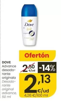 Dove - Desodorante E Original Advance