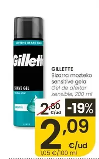 Gillette - Gel De Afeitar Sensible