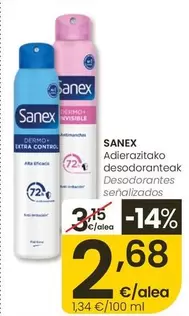 Sanex - Desodorantes Senalizados