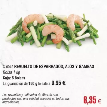abordo - Revuelto De Esparragos, Ajos Y Gambas