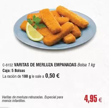Varitas De Merluza Empanadas