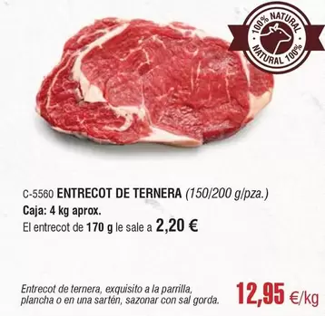 Entrecot De Ternera