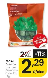 Eroski - Espinacas Cortadas