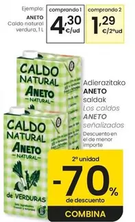 Aneto - Caldo Natural Verdura