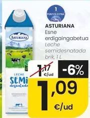 Central Lechera Asturiana - Leche Semidesnatada Brik