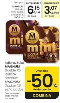 Magnum - Helado Mini Doble Chocolate
