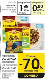 Old El Paso - Tortillas De Harina De Trigo