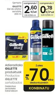 Gillette - Gel De Afeitar Sensible