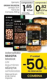 Eroski Seleqtia - Lenteja I.G.P. Tierra De Campos