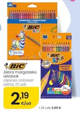 BIC - Lápices Colorear Zebra