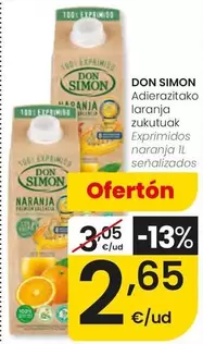 Don Simón - Exprimidos Naranja