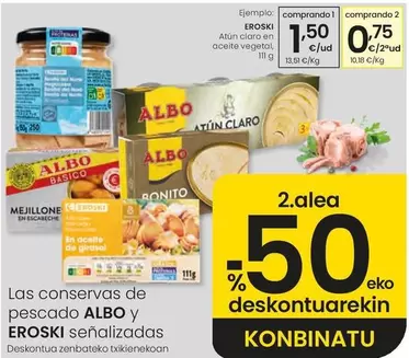 Eroski - Atun Claro En Aceite Vegetal