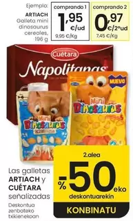 Artiach - Galleta Mini Dinosaurus Cereales