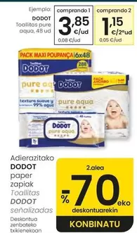 Dodot - Toallitas Pure Aqua