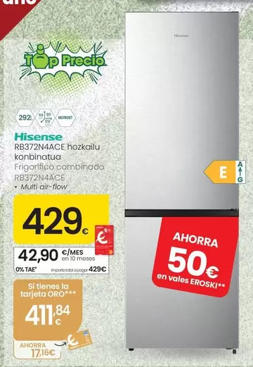 Hisense - Frigorifico Combinado 