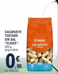 Eliges - Cacahuete Tostado Sin Sal