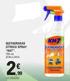 KH7 - Quitagrasas Citrico Spray