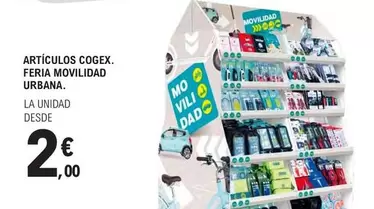 Articulos Cogex Feria Movilidad Urbana