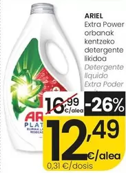 Ariel - Detergente Líquido Extra Poder Quitamanchas