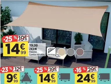 Toldo Poliéster
