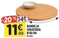 Bandeja Giratoria Bambú