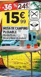 Mesa De Camping Plegable