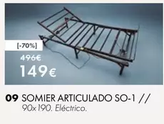 Micolchón - Somier Articulado SO-1. Eléctrico