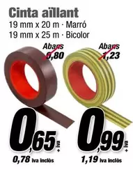 Cinta Aïllant Marró/Bicolor