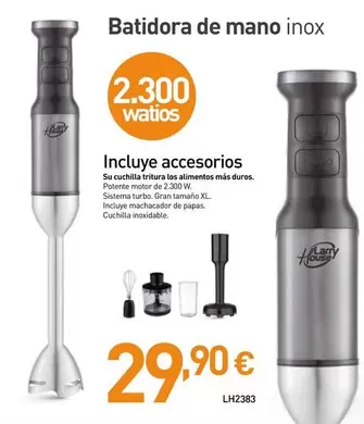 Larry House - Batidora De Mano Inox