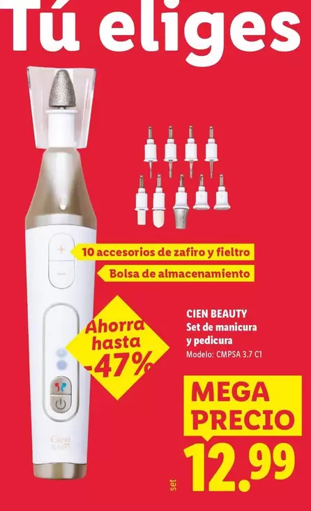 Cien Beauty - Set De Manicura Y Pedicura 