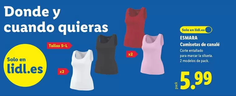Esmara - Camisetas De Canale