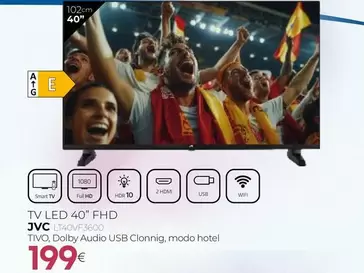 JVC - TV Led 40" FHD